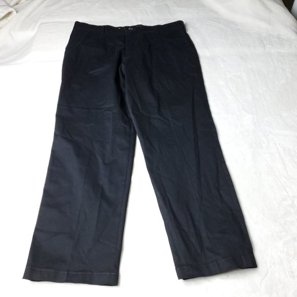 Lee Carefree Stretch Pants Mens Size 36x29 Measured Black - Picture 1 of 12